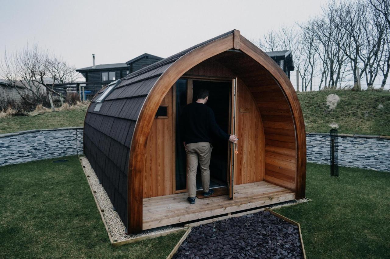 North Coast 500 Pods Hotell Achmelvich Eksteriør bilde