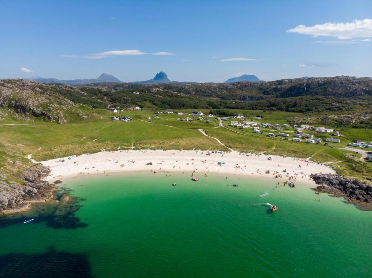 North Coast 500 Pods Hotell Achmelvich Eksteriør bilde