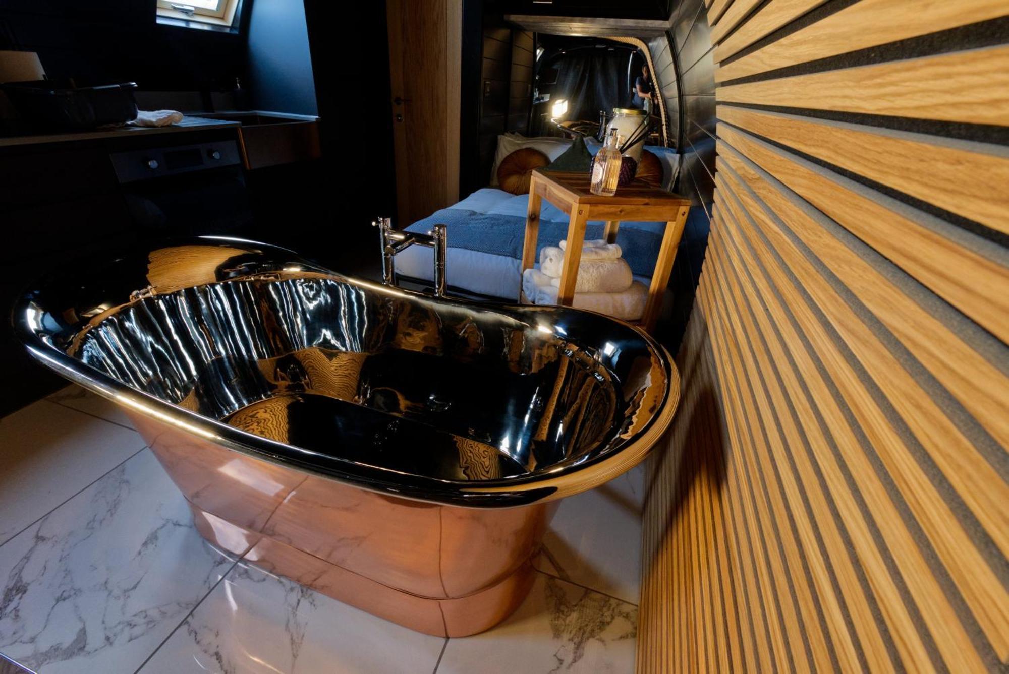 North Coast 500 Pods Hotell Achmelvich Eksteriør bilde