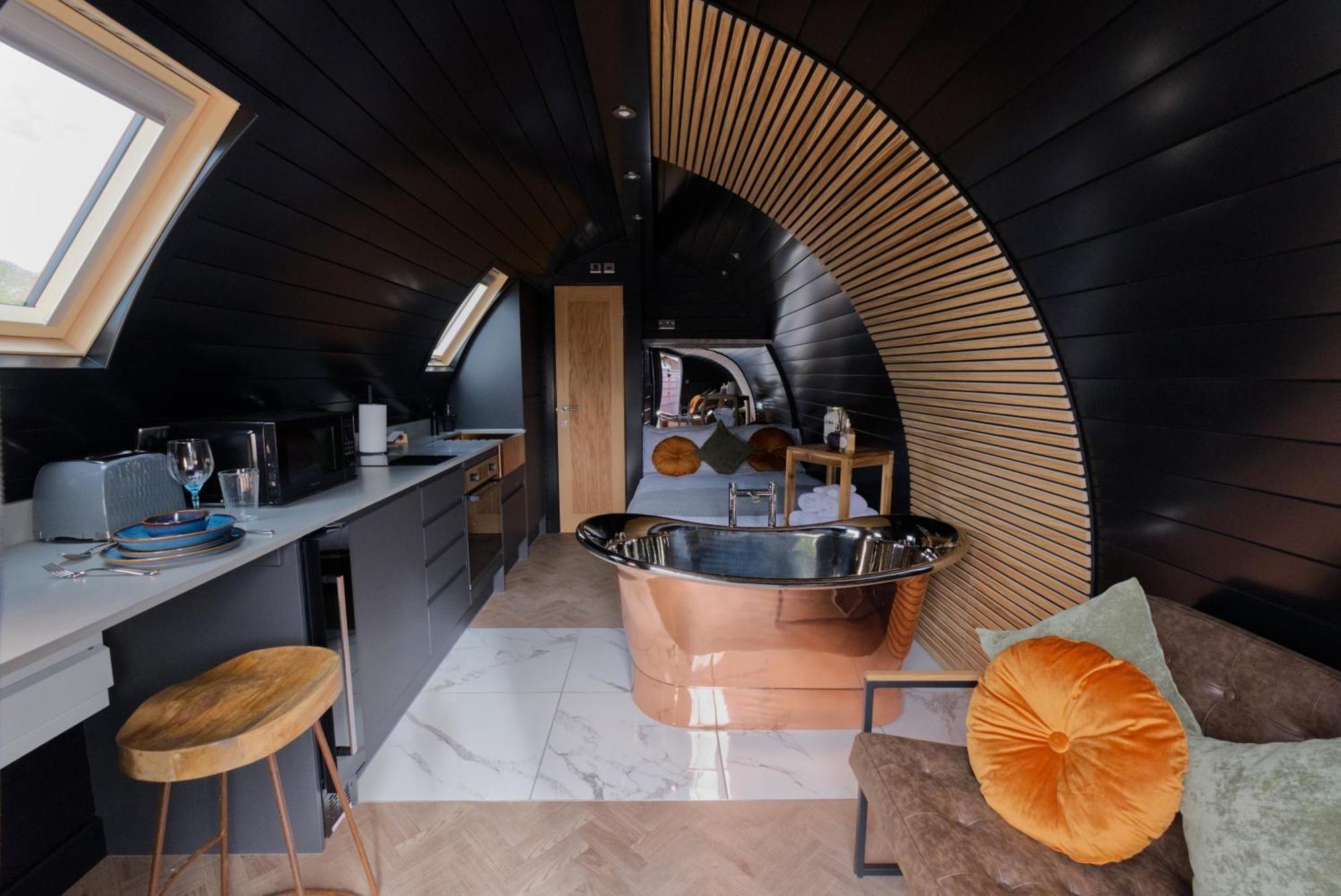 North Coast 500 Pods Hotell Achmelvich Eksteriør bilde